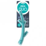 Honden Kauwspeeltje met Kippengeur, Turquoise – Zeus Duo Stick Klein