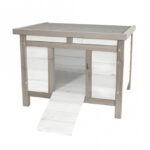Knaagdierhuis met Opklapbare Ingangsrampe 60 x 50 x 47 cm – DUVO Howie