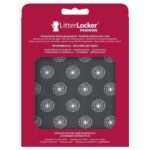 Grijze Kattenbakhoes met Bloemenpatroon – LitterLocker Fashion