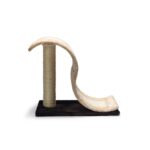 Kattenkrabmeubel met Gebogen Sisal Krabvlak en Pluche – Karlie Kitty Scratchy - Afbeelding 2