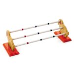 Konijnen Springhindernis met Drie Dwarsstangen – Karlie Flamingo Bunny Sports Hopp 1
