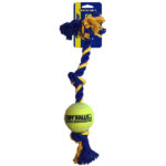 Honden Speeltouw met Drie Knopen en Tennisbal – PETSPORT PETS80320-HAC