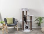 Bruine Kattenkrabpaal met Ligplaatsen en Sisalstammen – Trixie Afonso - Afbeelding 4