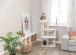 Kattenkrabpaal met Hangmat en Afneembaar Knuffelbed – Trixie Livia - Afbeelding 4