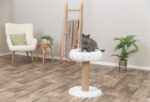 Witte Kattenkrabpaal met Gewatteerde Ligplek – Trixie Mirella - Afbeelding 3