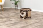 Kattenkrabhol met Jute Krabvlak en Omkeerbaar Kussen, Bruin – Trixie 48180-TRXI - Afbeelding 3