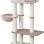 Krabpaal met Knus Bed in Taupe – Trixie Sienna