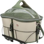 Hondenfietsmand voor Bagagedrager in Olijfgroen en Beige – Trixie 13120-TRXI