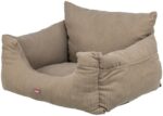 Hondenautostoel met Uitneembaar Kussen in Taupe – Trixie 13220-TRXI