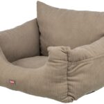 Hondenautostoel met Uitneembaar Kussen in Taupe – Trixie 13220-TRXI