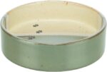 Keramische Voer- en Waterbak voor Katten Groen Beige – Trixie 24812-TRXI