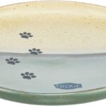 Kattenvoerbak Keramiek Plat Groen Beige – Trixie 24813-TRXI