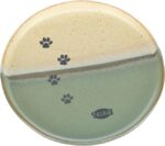 Kattenvoerbak Keramiek Plat Groen Beige – Trixie 24813-TRXI - Afbeelding 2