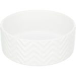 Hondenvoer- en Waterbak van Structuurkeramiek Wit 1,6 l – Trixie 25023-TRXI-VAR - Afbeelding 3