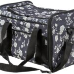 Honden- en Kattentransporttas Zwart met Schouderriem – Trixie Adrina