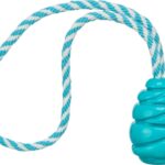 Drijvend Hondenspeelgoed van TPR in petrol – Trixie Super Strong Jumper