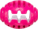 Roze Rugbybal voor Honden, drijvend, 8,5 cm – Trixie Soft & Strong Rugby