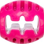 Roze Rugbybal voor Honden, drijvend, 8,5 cm – Trixie Soft & Strong Rugby