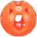 Oranje Hondenbal van TPE met Open Structuur – Trixie 33543-TRXI