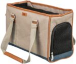Draagtas voor Honden en Katten met Boven- en Vooropening, Zandkleur – Trixie Elisa