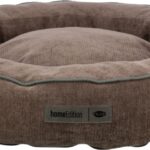 Rond Orthopedisch Hondenbed met Memory-effect, Bruin, – Trixie Vital Bed Lennox