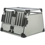 Dubbele Honden-Transportbox met Uitneembare Scheidingswand – Trixie 39345-TRXI