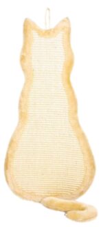 Katten Krabplank van Sisal met Pluchen Rand en Speelstaart – Trixie 43112-TRXI