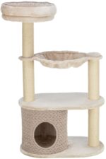 Kattenkrabpaal met Hangmat en Afneembaar Knuffelbed – Trixie Livia