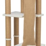 Kattenkrabpaal met Klimzak en Ligplekken in Wit – Trixie Active