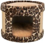 Kattenkrabhol met Jute Krabvlak en Omkeerbaar Kussen, Bruin – Trixie 48180-TRXI