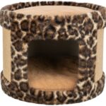 Kattenkrabhol met Jute Krabvlak en Omkeerbaar Kussen, Bruin – Trixie 48180-TRXI