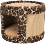 Kattenkrabhol met Jute Krabvlak en Omkeerbaar Kussen, Bruin – Trixie 48180-TRXI - Afbeelding 2