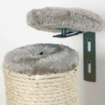 Krabstam voor Wandmontage met Sisal en Pluche in Grijs en Naturel – Trixie 49929-TRXI - Afbeelding 2