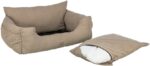 Dubbele Hondenautostoel Taupe – Trixie 13221-TRXI - Afbeelding 4