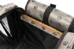 Honden- en Kattendraagtas met Uitklapbare Zijde Beige Bruin – Trixie Maxima - Afbeelding 5