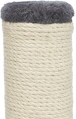 Katten Krabpaal met Jute en Pluche in Platinagrijs – Trixie Batres - Afbeelding 2