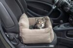 Hondenautostoel met Uitneembaar Kussen in Taupe – Trixie 13220-TRXI - Afbeelding 6