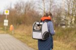 Huisdierenrugzak met Heup- en Borstgordel Lichtgrijs Zwart – Trixie Chloe - Afbeelding 6