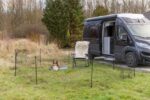 Mobiele Hondenafrastering Zwart voor Tuin en Camping – Trixie 39539-TRXI - Afbeelding 5