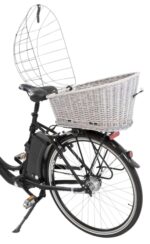 Hondenfietsmand voor Bagagedrager van Wilgentenen, Grijs – Trixie 13114-TRXI - Afbeelding 3