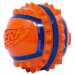 TPR Stekelbal voor Honden Blauw Oranje 6,3 cm – NERF DOG Mega Tuff - Afbeelding 2