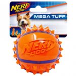 TPR Stekelbal voor Honden Blauw Oranje 6,3 cm – NERF DOG Mega Tuff