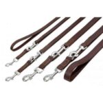 Hondenriem van Volrundleer, Bruin, 130 cm en 10 mm – Karlie Rondo